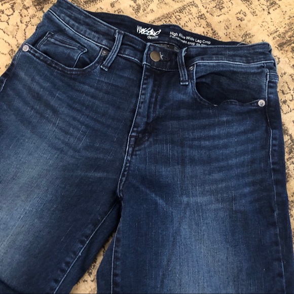 Mossimo Wide-legged Cropped Jean Pant Size 4 - Picture 2 of 7